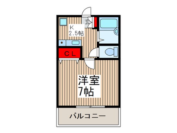 マーブル武蔵浦和の物件間取画像